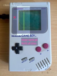 Riparazione linee verticali game boy